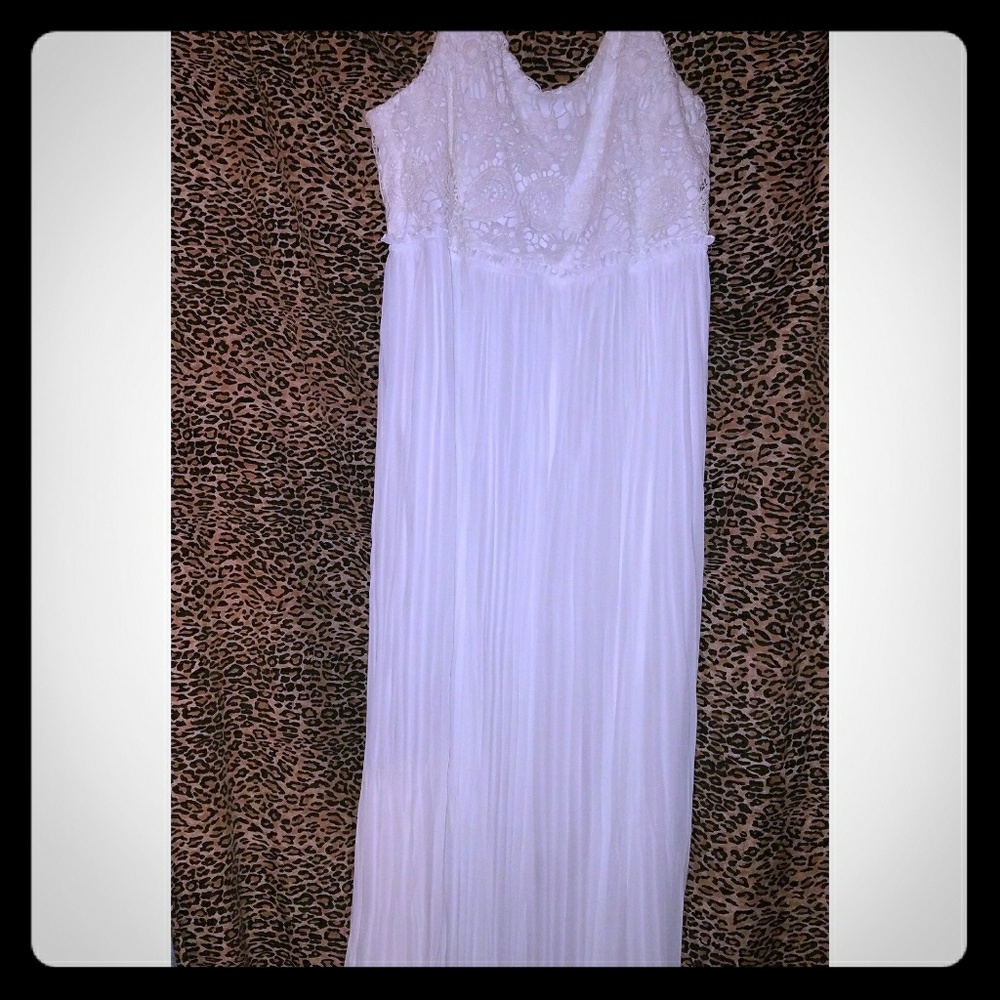 White Summer Dress size 24W